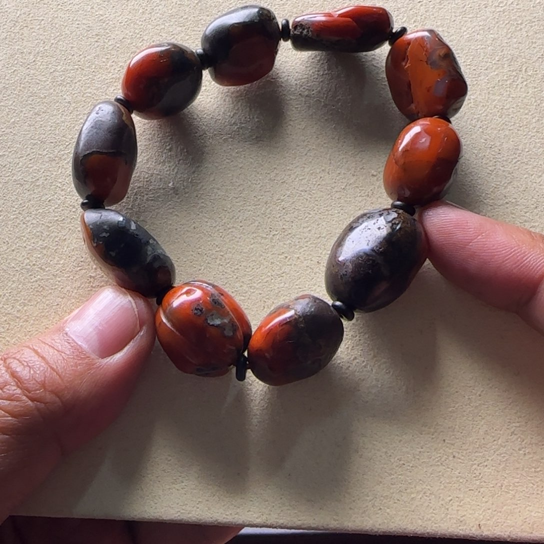 南红玛瑙手链未镶嵌阿东寨随行