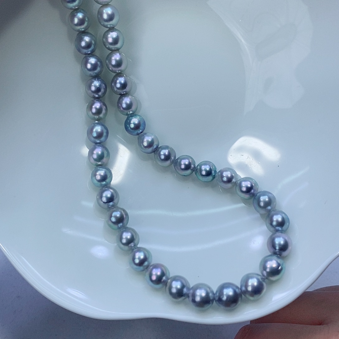 海水珍珠颈饰银S925镶嵌