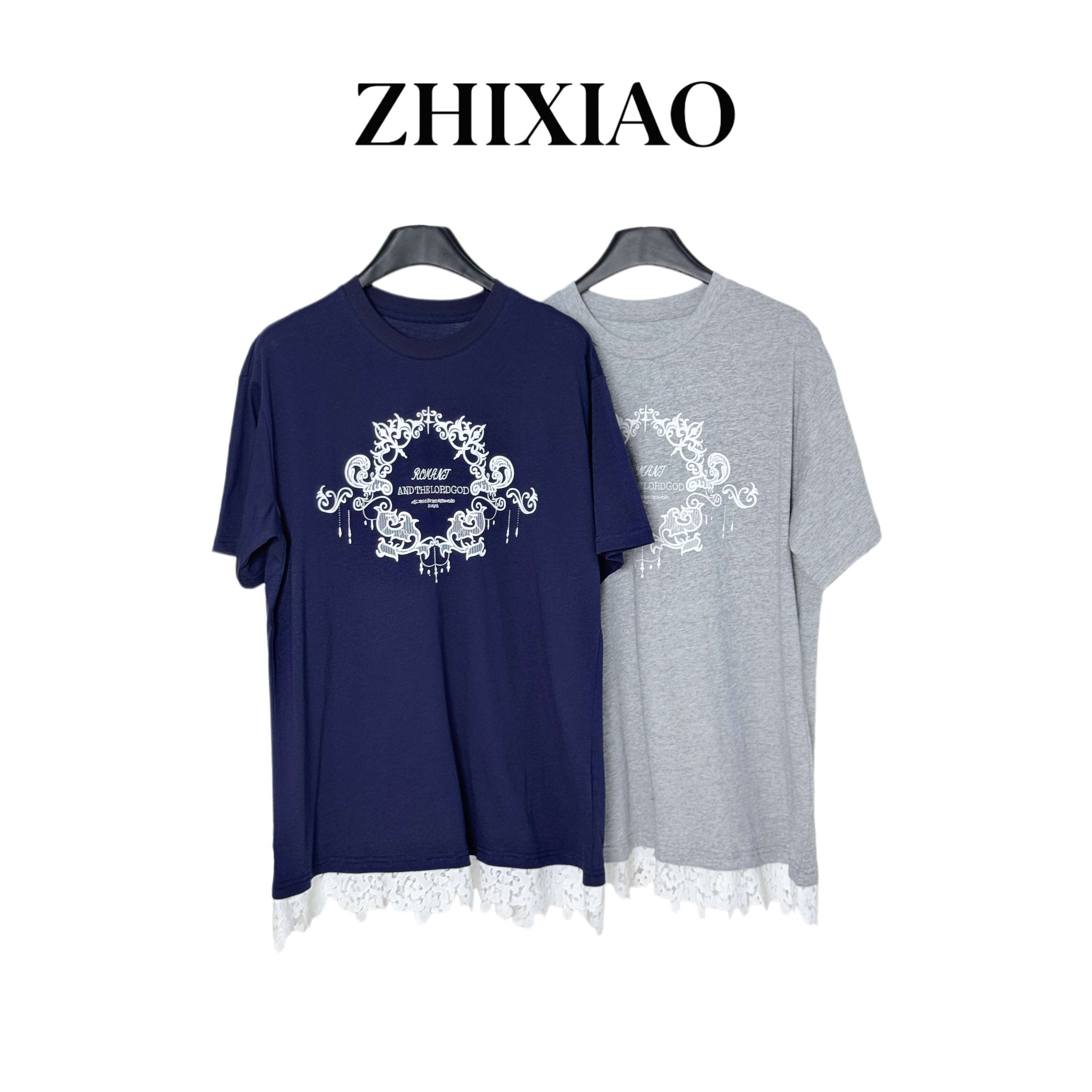 【ZHIXIAO】夏季新款：图案印花短袖上衣TR774