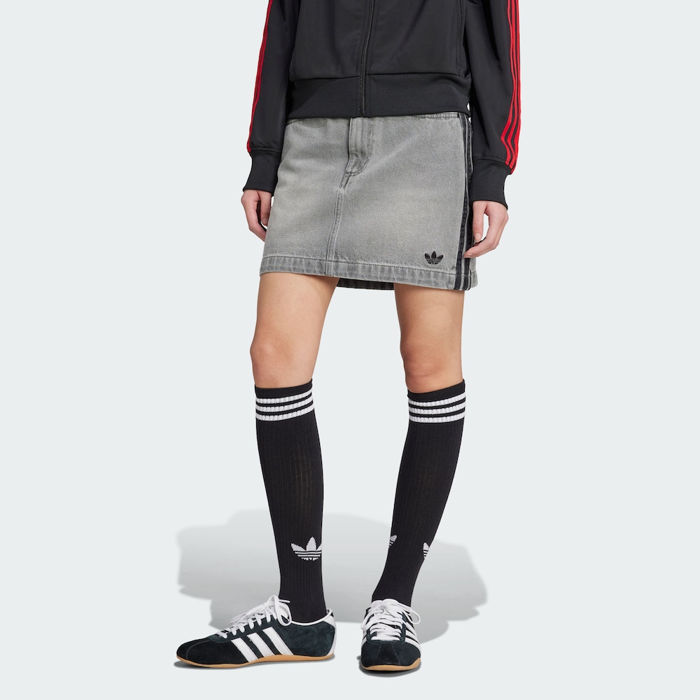 ADICOLOR DENIM MINISKIRT牛仔运动短裙JW2657