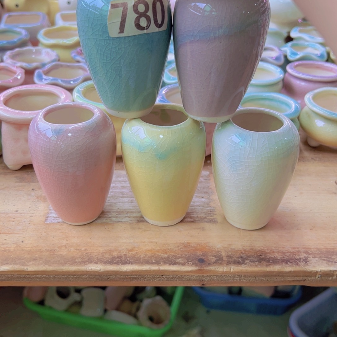 陶瓷花盆当场满12包邮