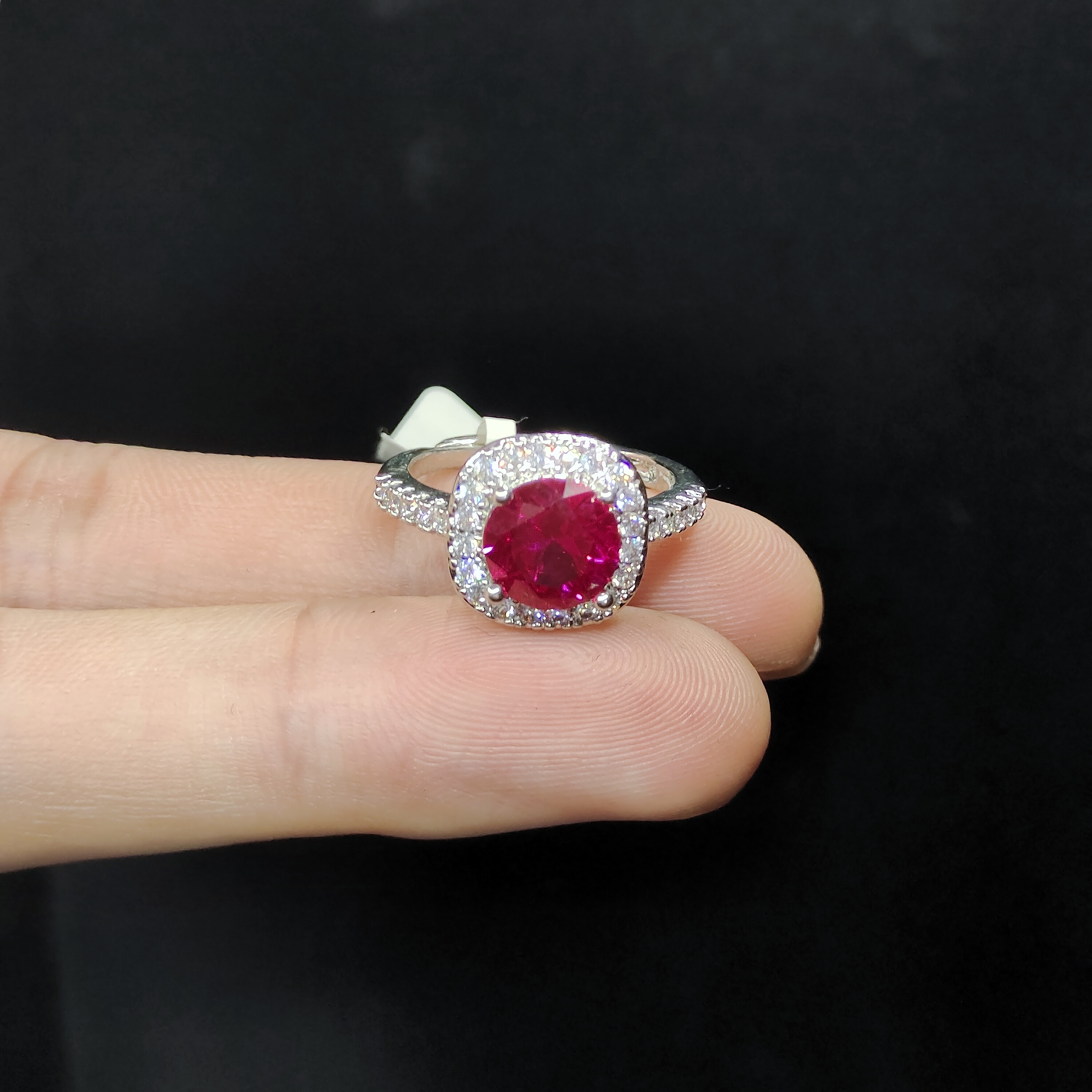 培育红宝石【老三珠宝】戒指JL22【多样性发其一】约7mm