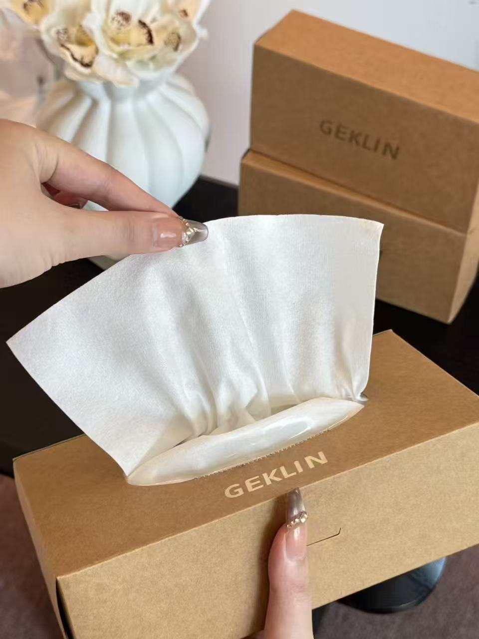 【天邑严选】肤感超厚洁面巾柔软抽取式盒装双面平纹洗脸巾As1808