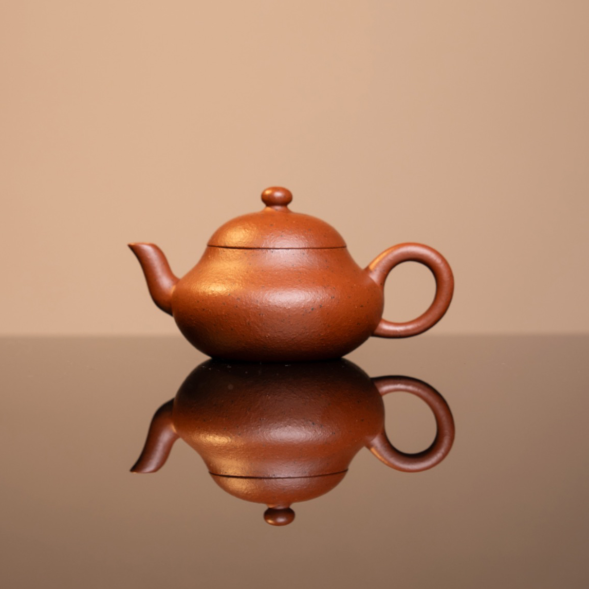 【明清老朱泥·大彬梨形壶】禾雨轩自营古法生砂朱泥精工手制紫砂壶