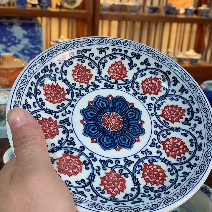 錡镇堂手工手绘壶承