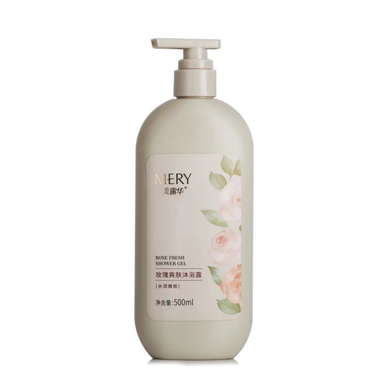 美露华玫瑰爽肤沐浴露500ml-临期品