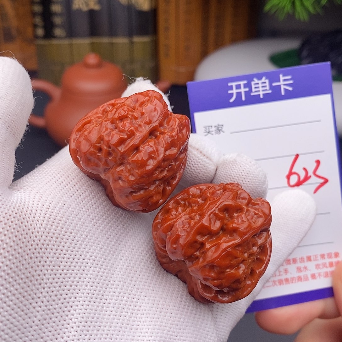 文玩核桃把件35蛤蟆头623