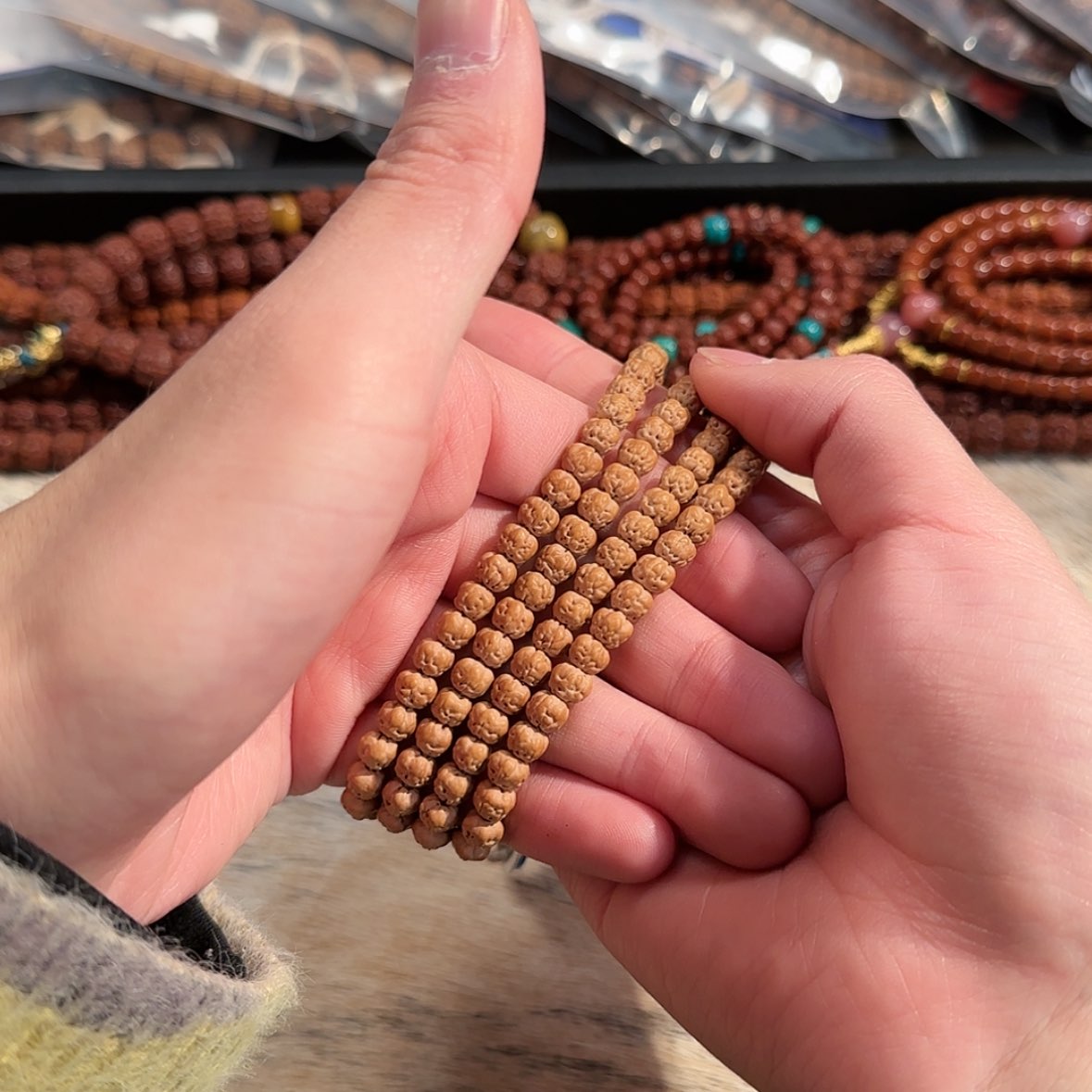 【闪购商品】金刚菩提吊坠小****雨150………….