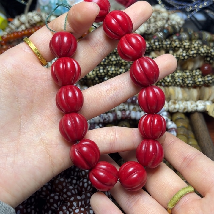颈饰玻璃7439 琉璃一条