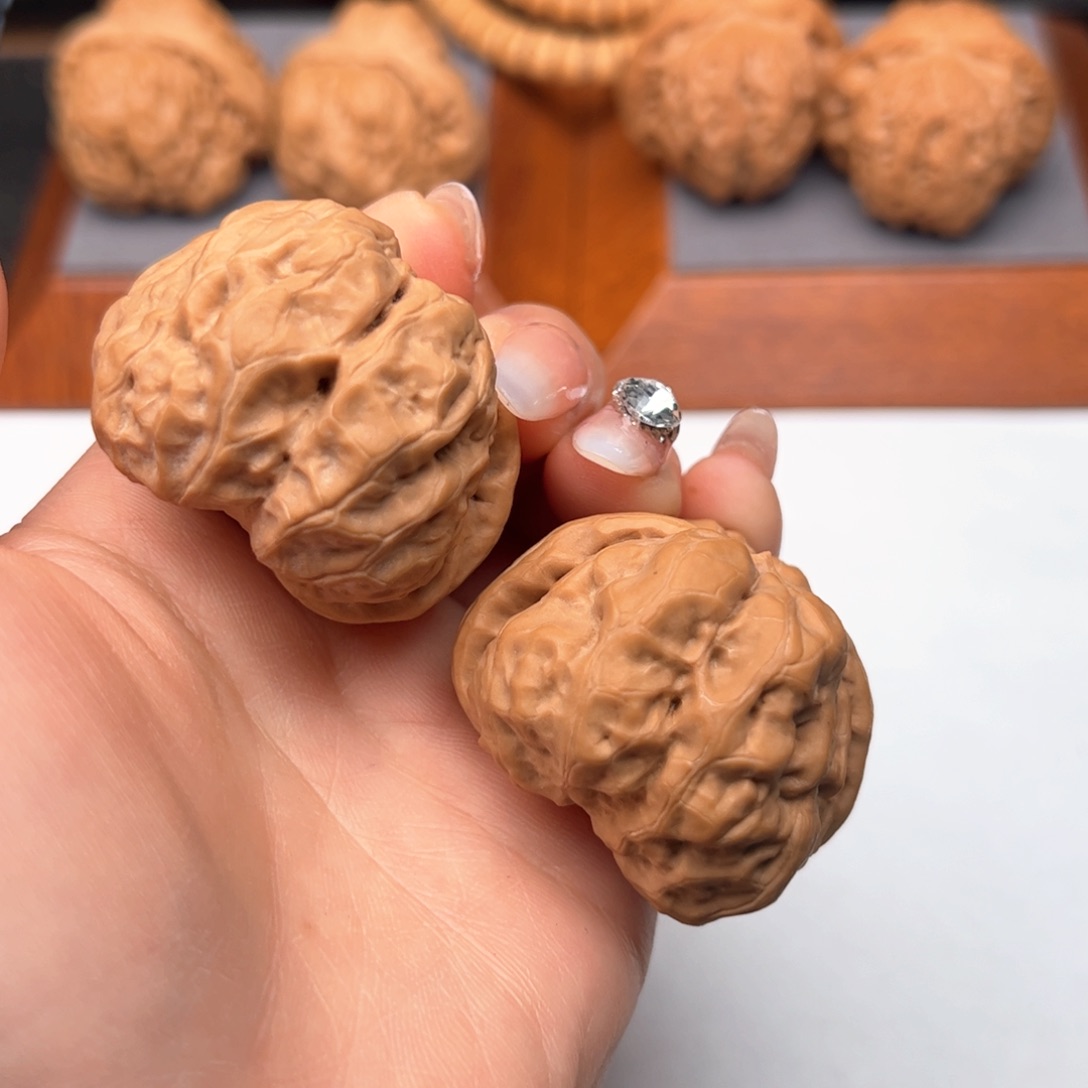 文玩核桃把件蛤蟆42丽