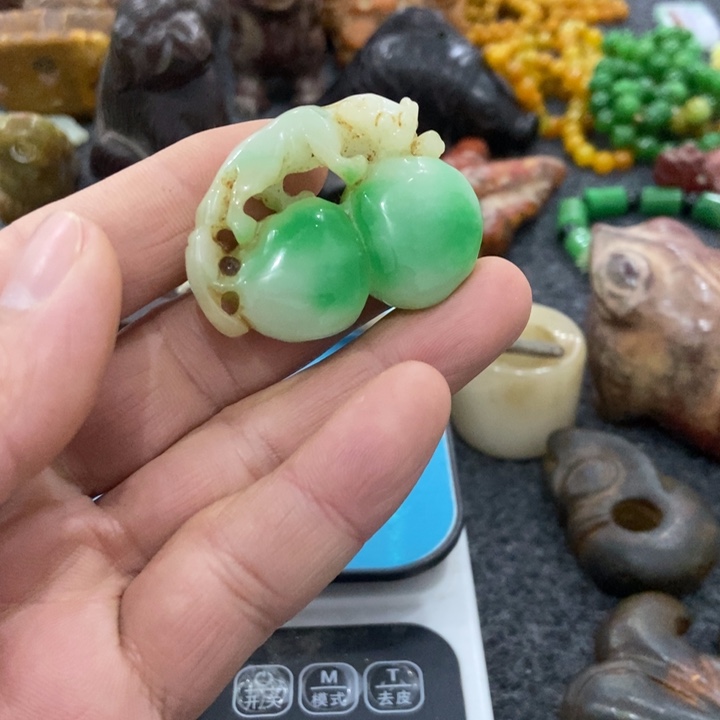 吊坠白玉菩提摆件