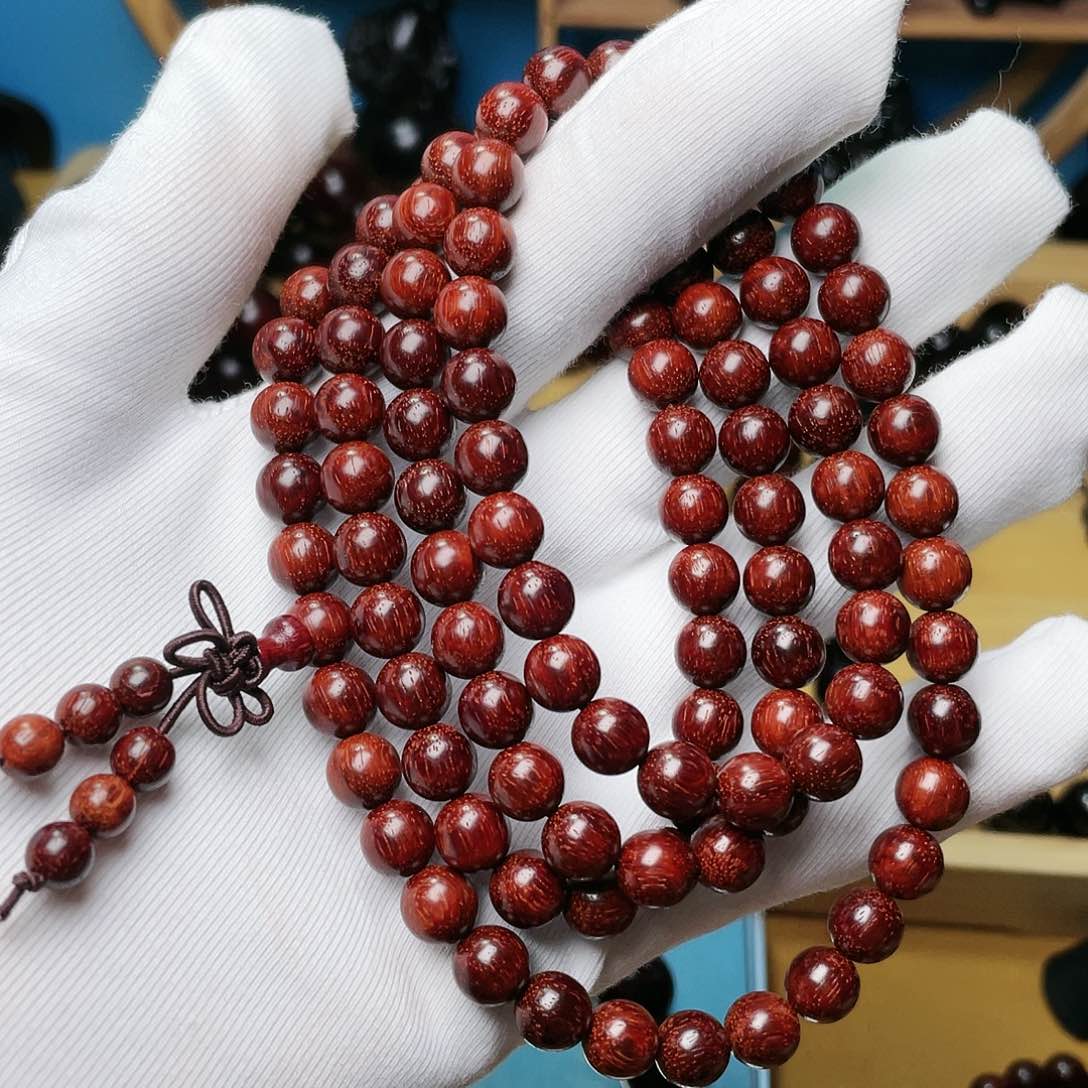 小叶紫檀手串/手链原汁原味0.8入门基础款