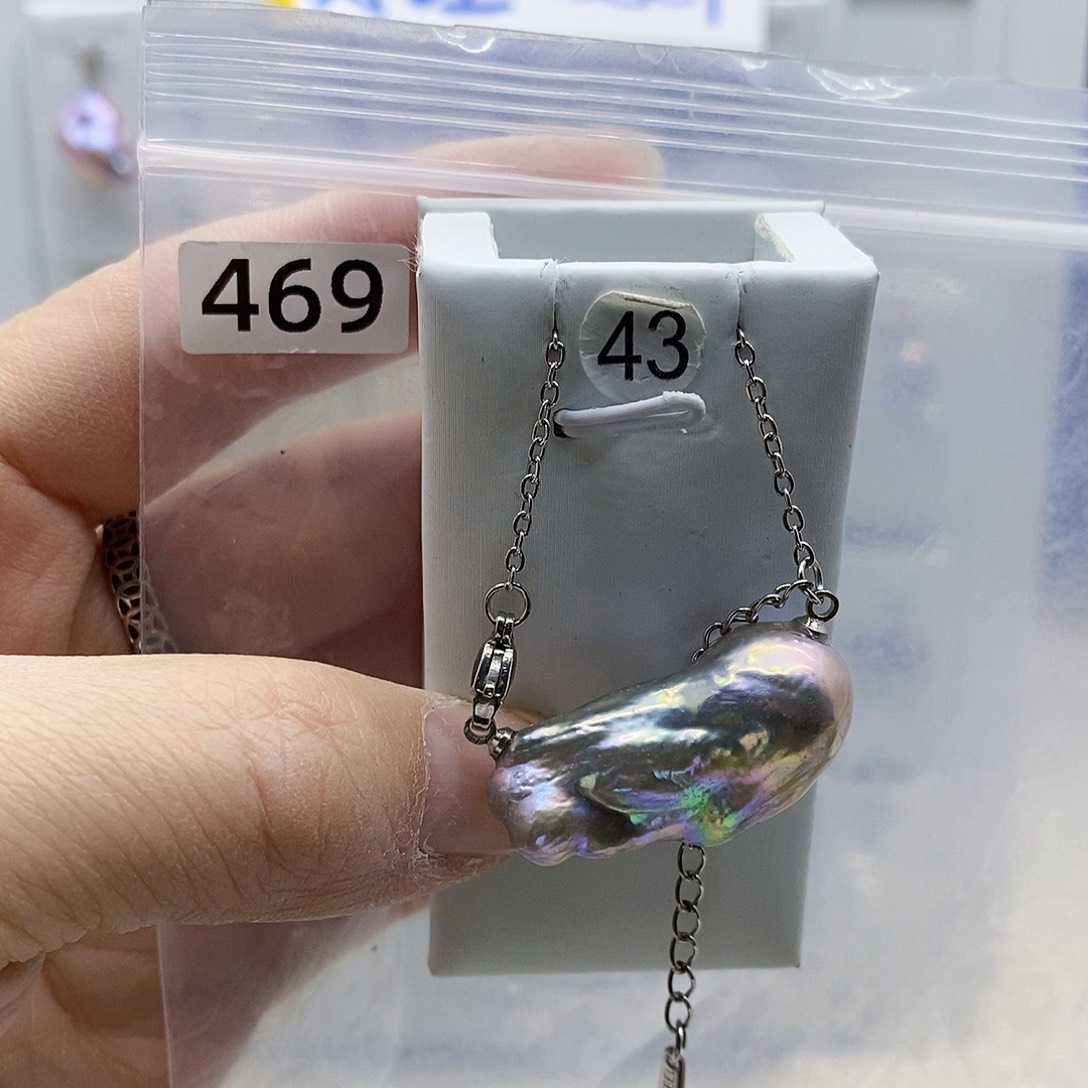 颈饰合金淡水珍珠