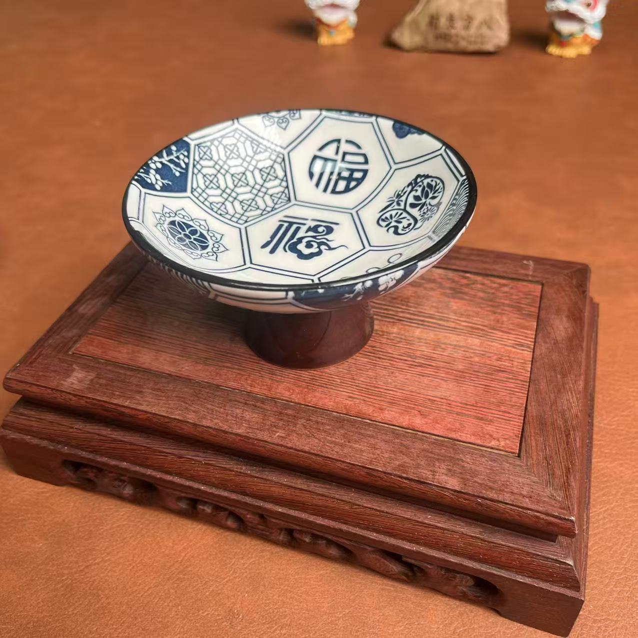 福字 小果茶盘-6533