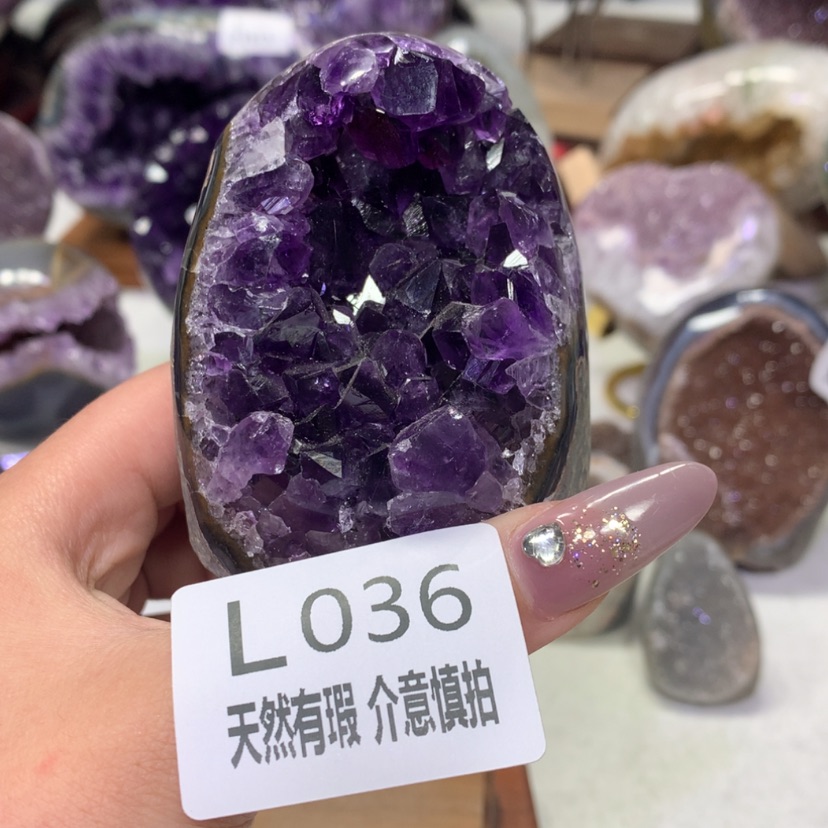 【闪购商品】未镶嵌大型摆件（非配饰）紫晶天然紫水晶