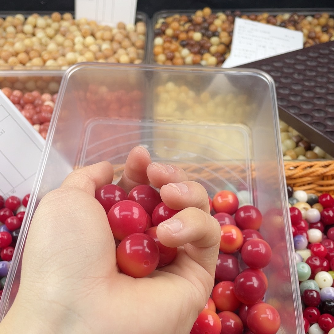 白玉菩提吊坠c 18mm/15/大卡油桃