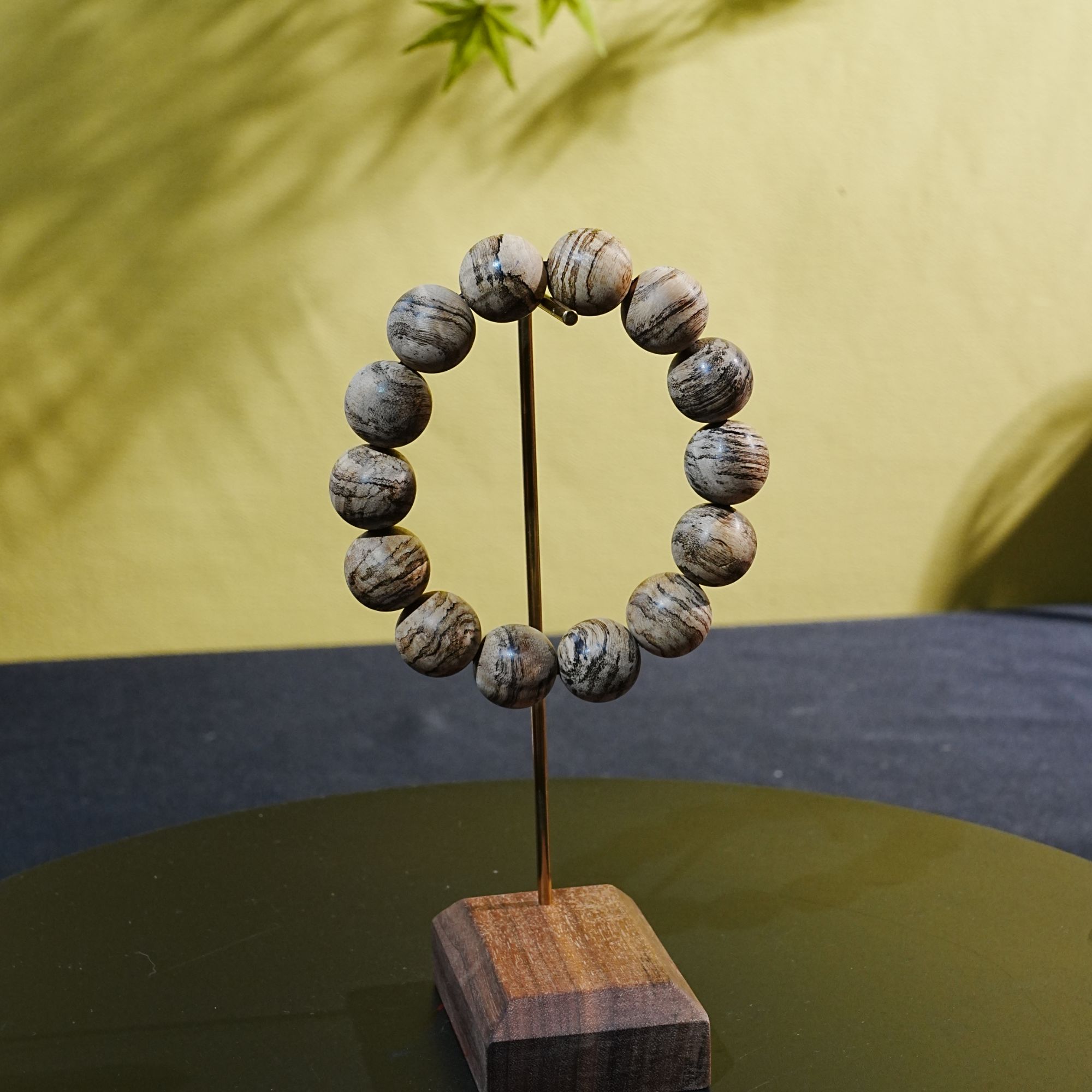 "达拉干黑油虎斑老料沉香手串 1.68cm 23g 23g 250908186 F"