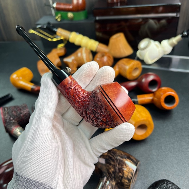 意大利鸭子牛头石楠木烟斗