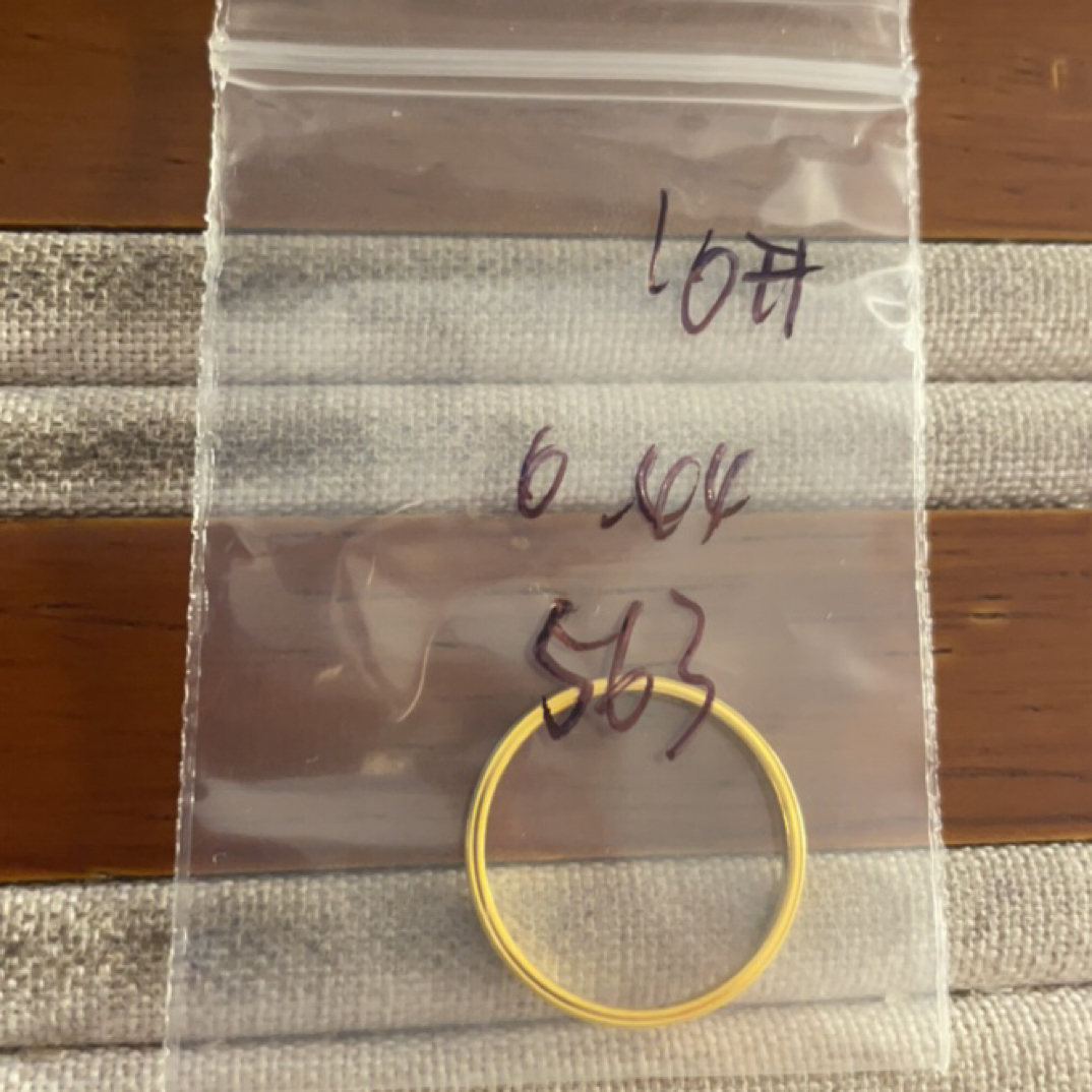 克重0.44 10号 猫眼戒指 足金999