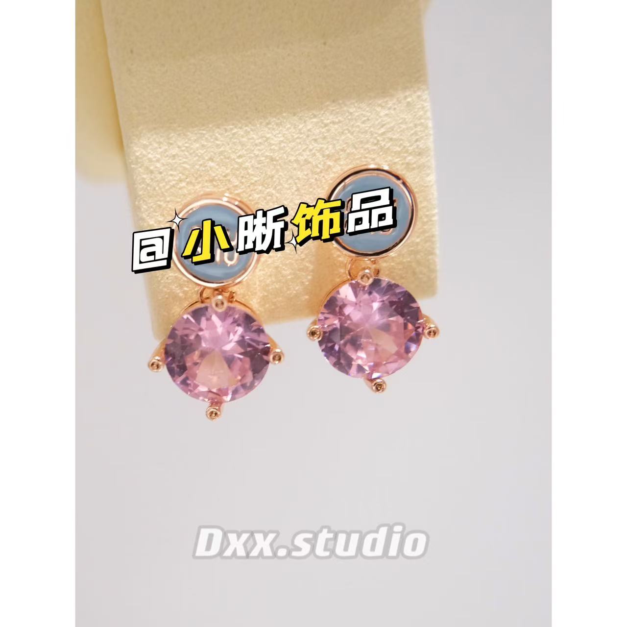 铜合金锆石耳饰 DXX小晰饰品-新品-耳饰44915