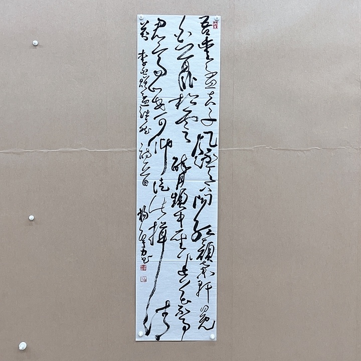 书法杨宇力138*34㎝浙江   三届届展