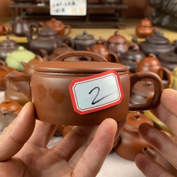 紫砂茶壶清水泥汉瓦