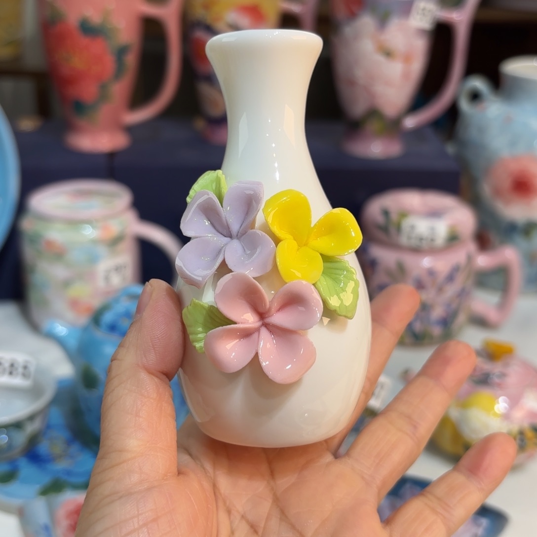 景德镇手绘高温釉下彩陶瓷茶具