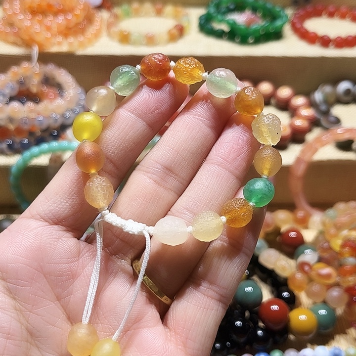 玛瑙/玉髓未镶嵌手链