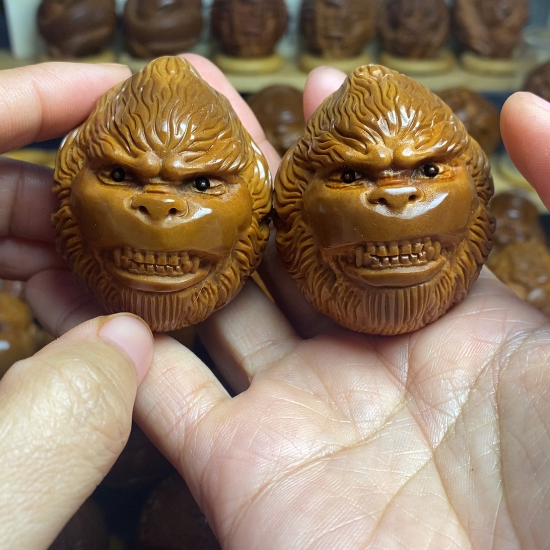 【闪购商品】香榧木保**叔橄榄核雕工艺4.2