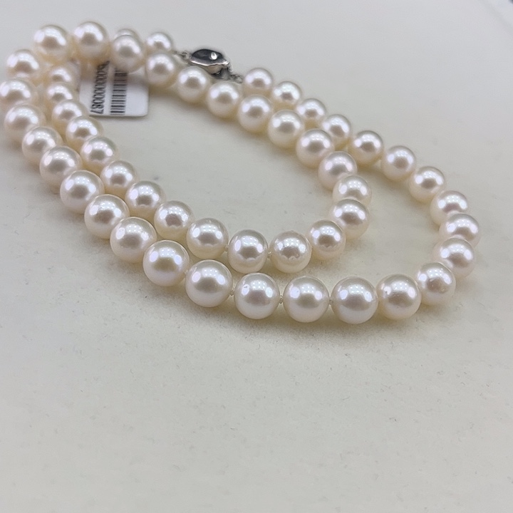 淡水珍珠银S925镶嵌颈饰8➕极光炫彩高品