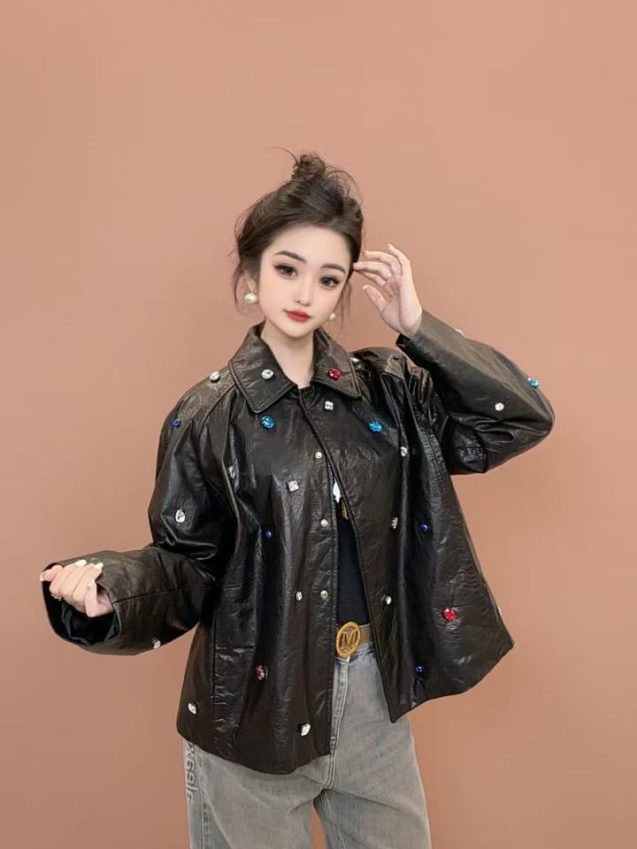 SF 2025设计师牛皮皮衣735B