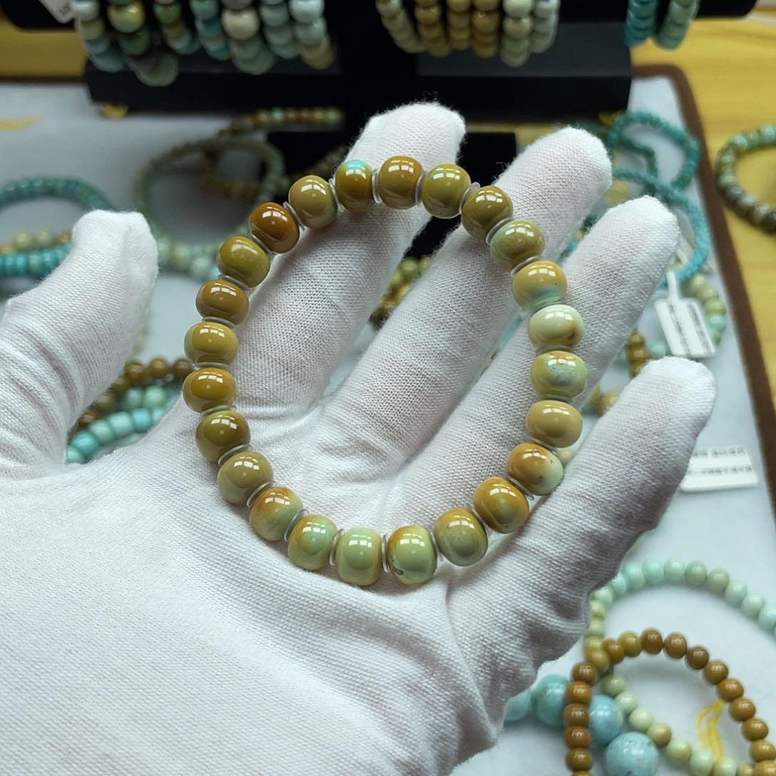 未镶嵌绿松石珠宝奇石左*