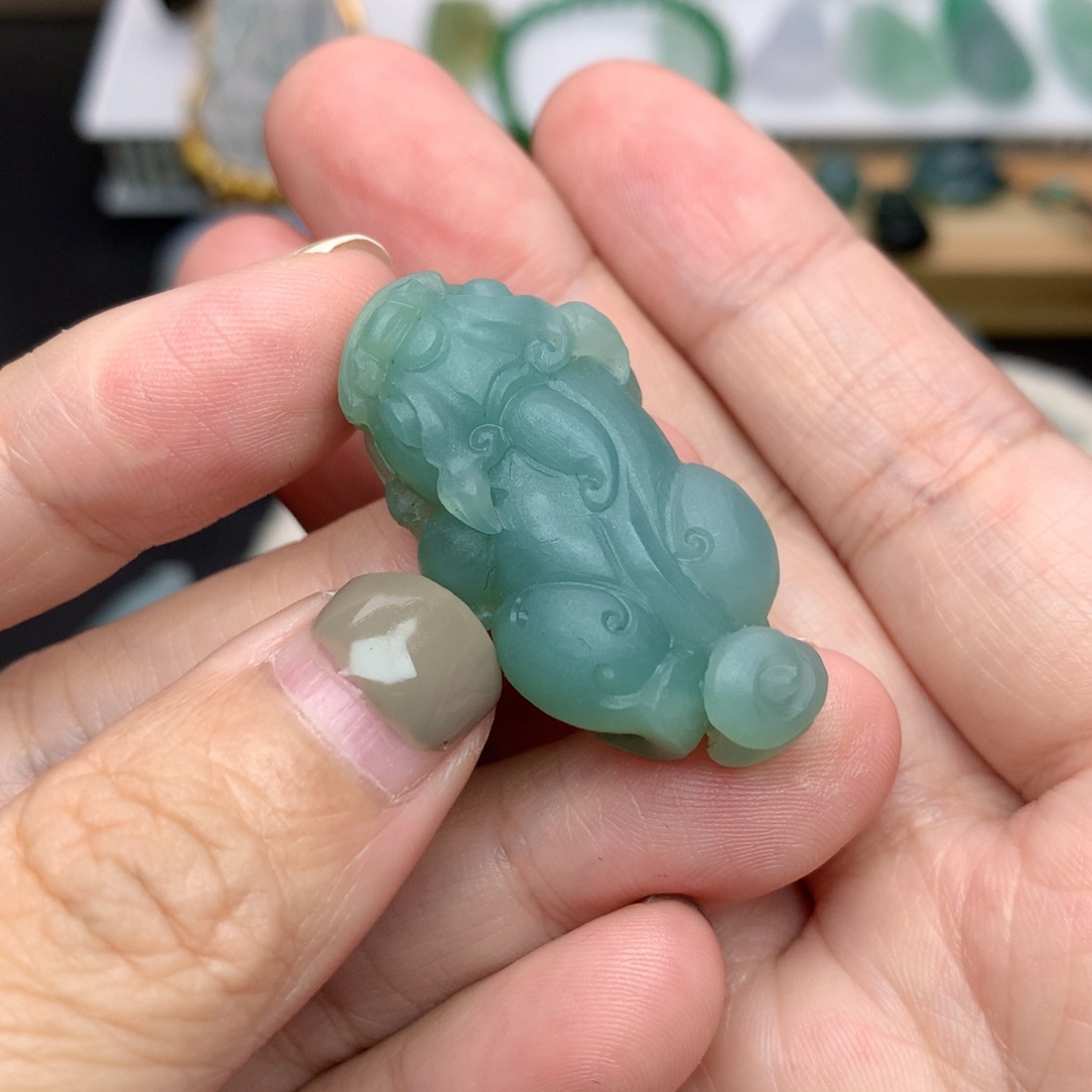 未镶嵌定制翡翠貔貅