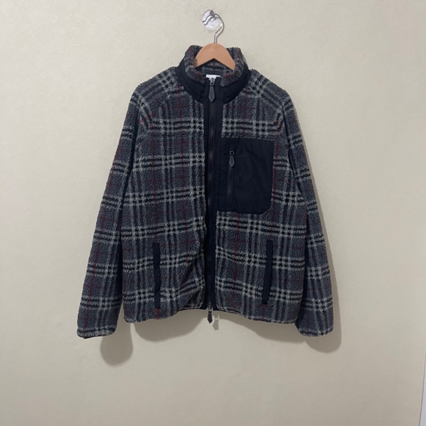 99新 BURBERRY/博柏利 男士泰迪夹克摇粒绒毛绒外套