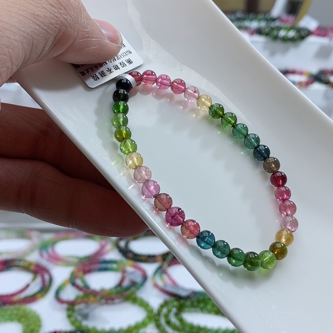 碧玺手链未镶嵌手链