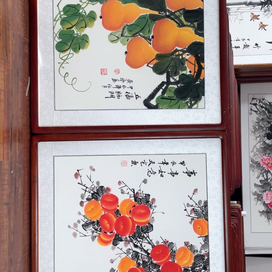 国画带框尺寸63*63厘米