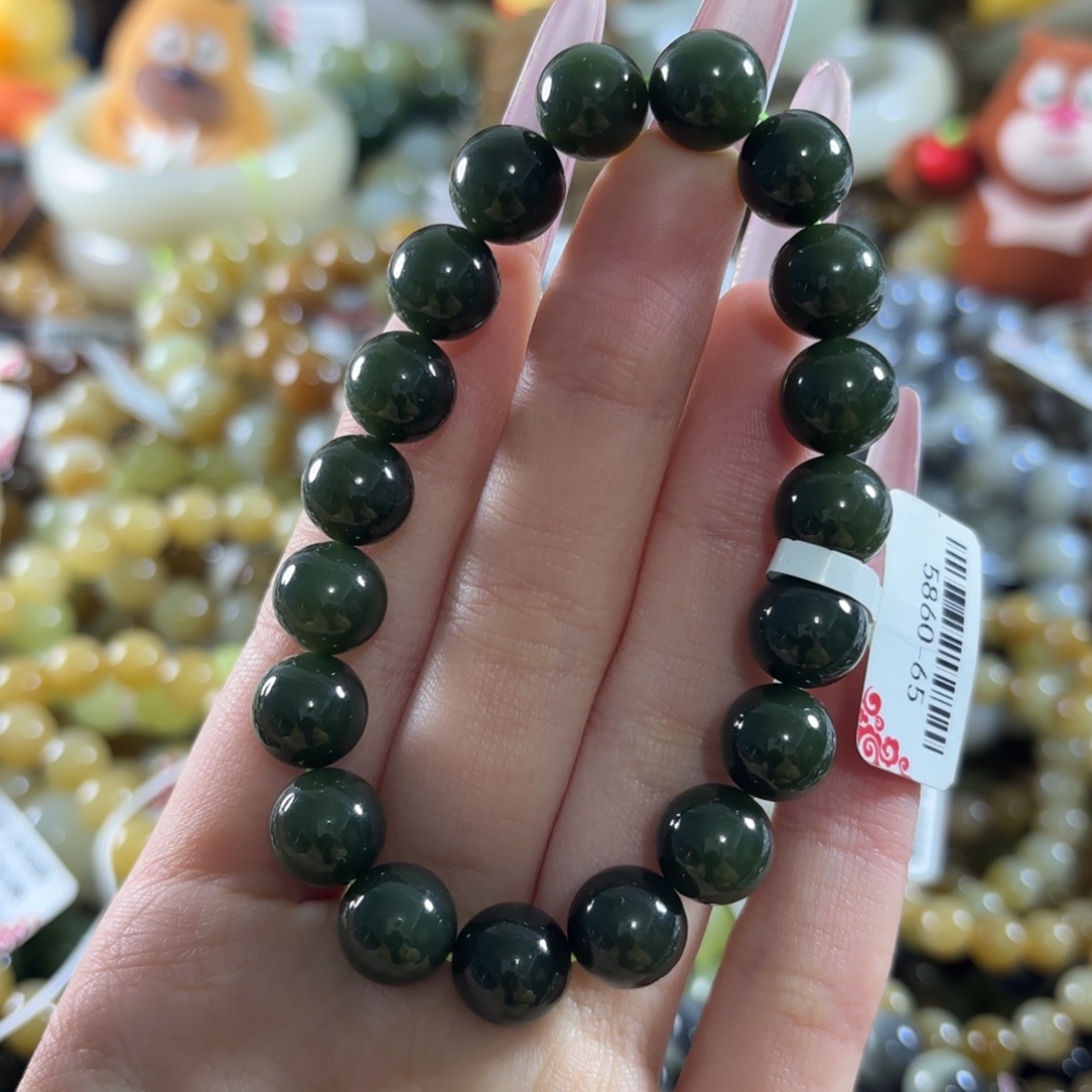 和田玉未镶嵌手链158