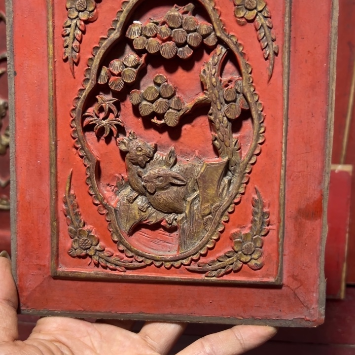 。***集木木雕工艺品摆件