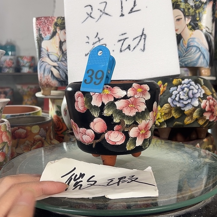 景德镇手绘花盆性价比超高