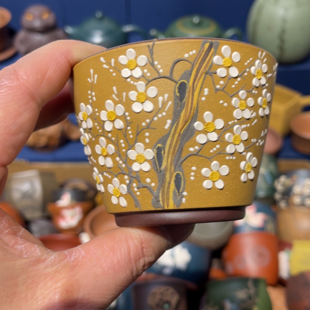 原矿紫砂手工主人杯