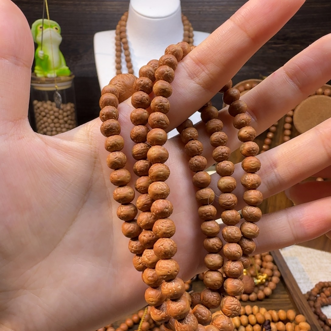 凤眼菩提吊坠国产酸枣核精品108颗