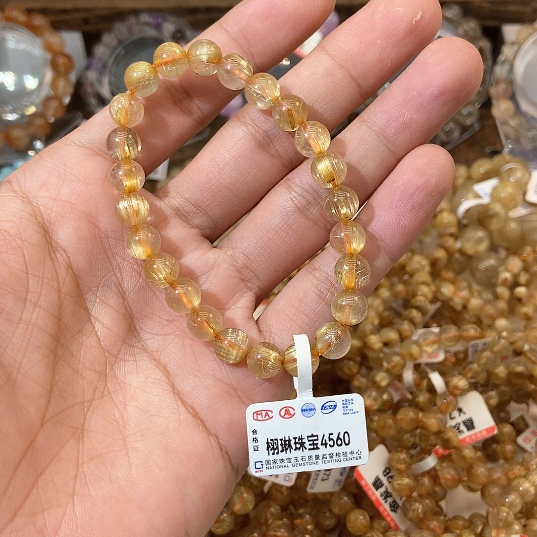 水晶手链未镶嵌A****?美