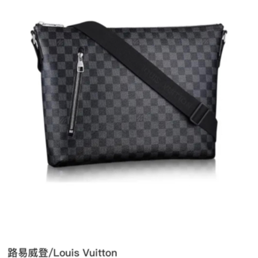 99新 LouisVuitton/路易威登 路易威登lvmick棋盘格男单肩包7761