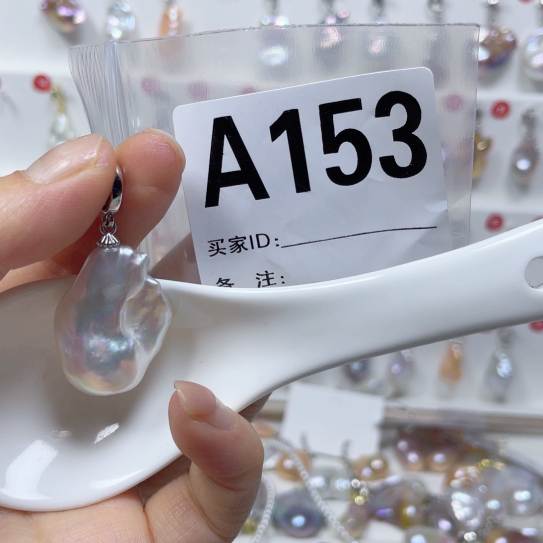 淡水珍珠巴洛克银S925镶嵌美*
