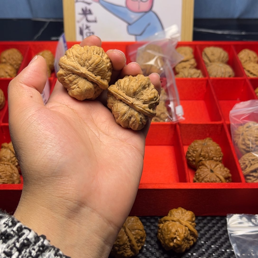 文玩核桃把件蛤蟆41一帆风顺