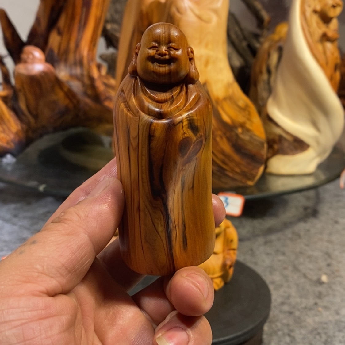 【闪购商品】柏木（崖柏）木雕工艺品摆件家居手把件一手货源