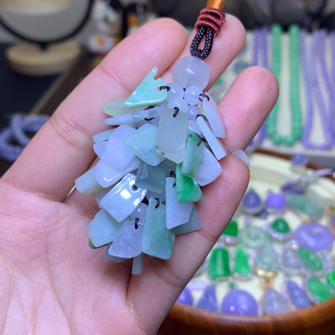 翡翠颈饰未镶嵌杨****9翡翠