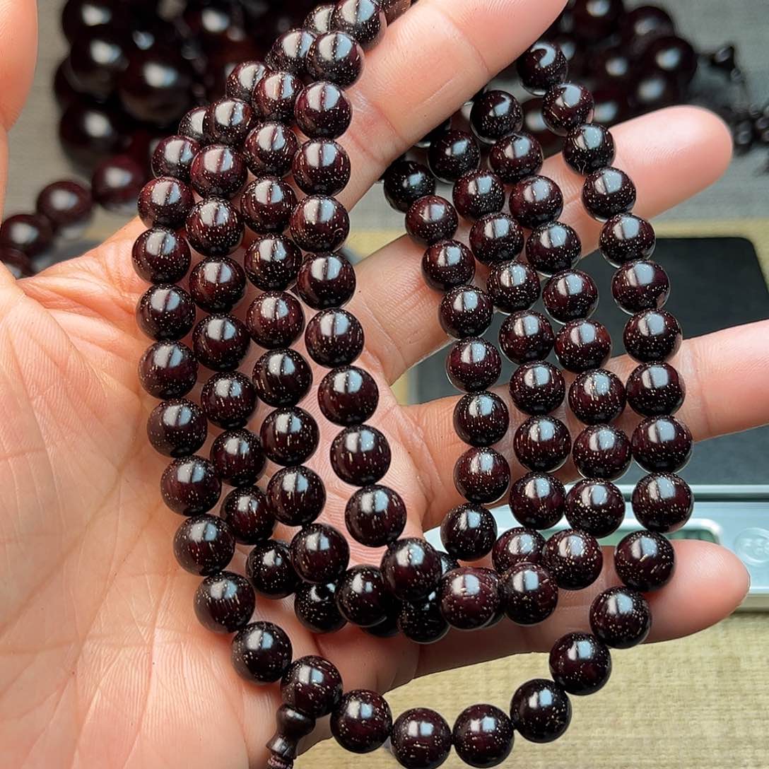 檀香紫檀（小叶紫檀）0.8 108颗 满星