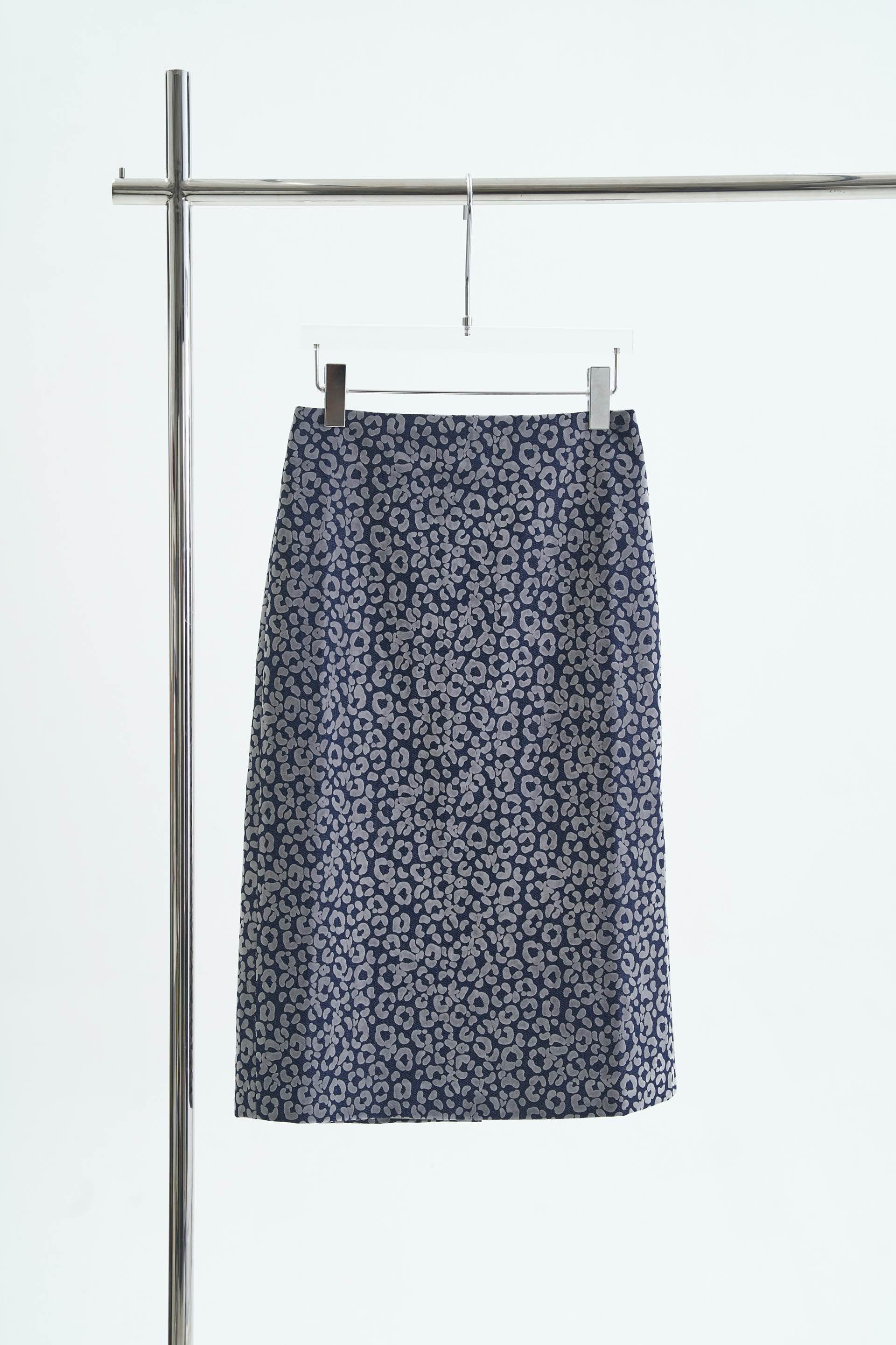 【千蔚】小众设计感原创百搭豹纹休闲显瘦半身裙5529037