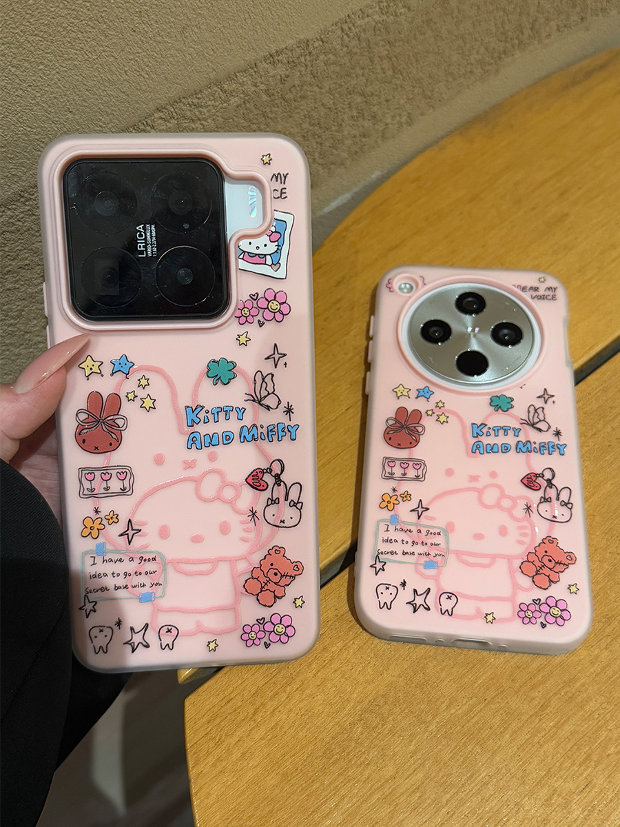 适用于小狗opporeno14手机壳小米15红米vivox200华为p80荣耀苹果